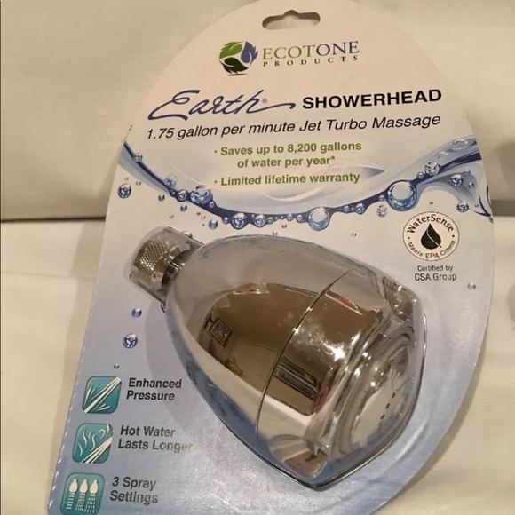NEW Ecotone Earth Jet Turbo Massage 1.75 GPM Showe - Picture 1 of 2